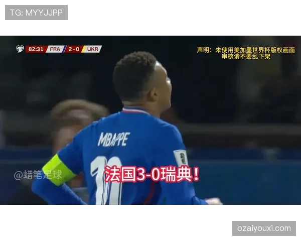 法国晋级16强表现强势：瑞典防线全场承压